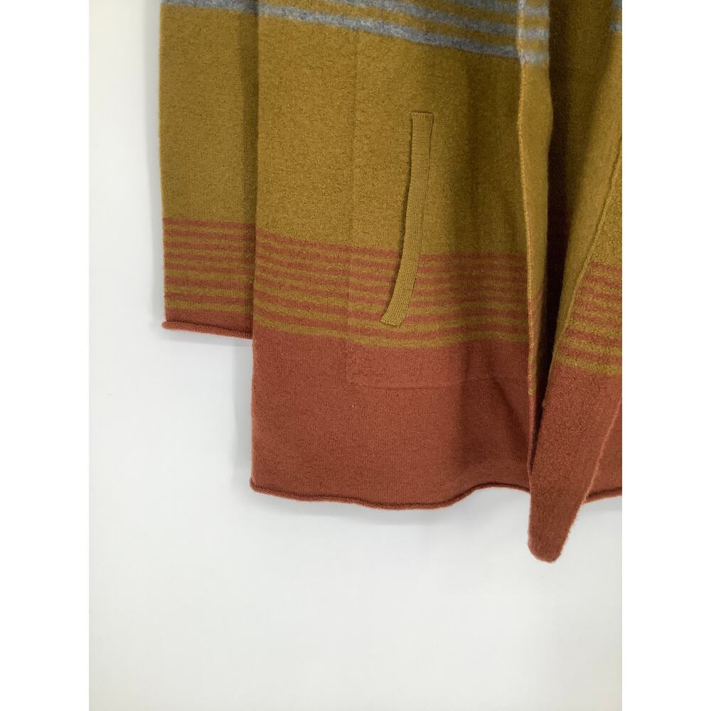 Toad&Co Women's Small Coyote Ombre Merino Wool Heartfelt Hoodie Cardigan HR7-40 - Picture 4 of 8